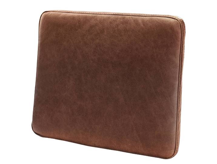 Coussins Marron 52 x 42 x 7cm Cuir Arelia