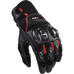 LS2 Spark II Leather perforierte Motorradhandschuhe L