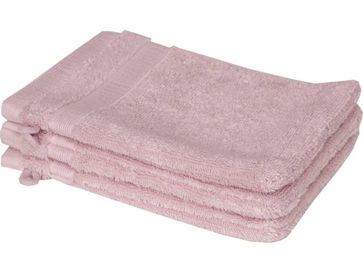 Waschhandschuh Cuddly , rosa, B:16cm L:21cm, Frotteevelours, SCHÖNER WOHNEN-KOLLEKTION, Handtücher, Waschhandschuh, schnell trocknende Airtouch-Qualität