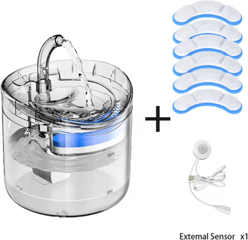 Inspire Curations AquaSenses Motion Sensor Pet Water Fountain f