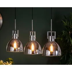 designline »Miramar« Hängeleuchte Altsilber Finish