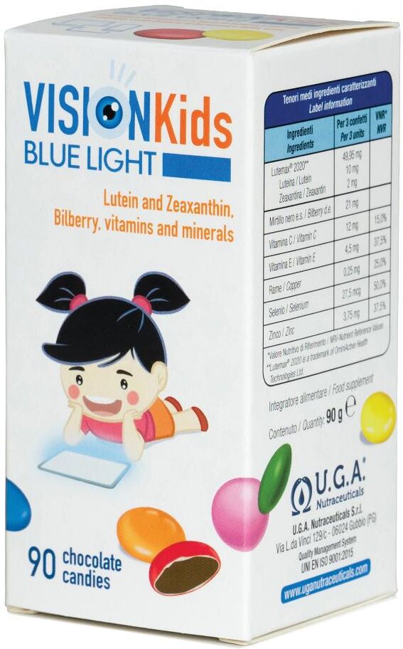 U.G.A. Nutraceuticals Srl VISIONKids BLUE LIGHT, 90 confetti