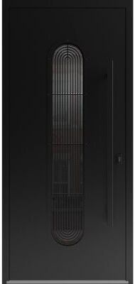 VDOMDOORS Ronex 0521 Black Steel Exterior Door