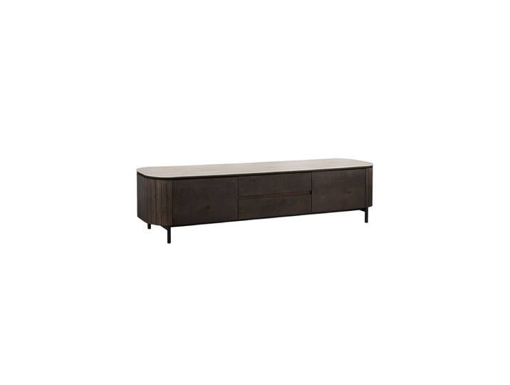Grosses Keramik Design Lowboard „Ritz“ Braun Richmond Interiors