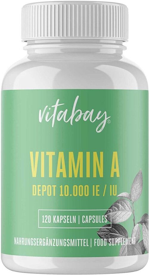 Vitabay Vitamin A Depot 10.000 I.E. vegan Kapseln