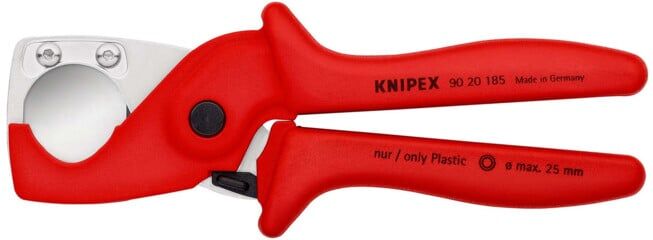 KNIPEX PlastiCut®, Pince coupante pour tubes flexibles et gaines de protection Knipex (90 20 185)