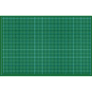 Ecobra Schneidematte 711812, grün, 120 x 80cm, selbstheilend
