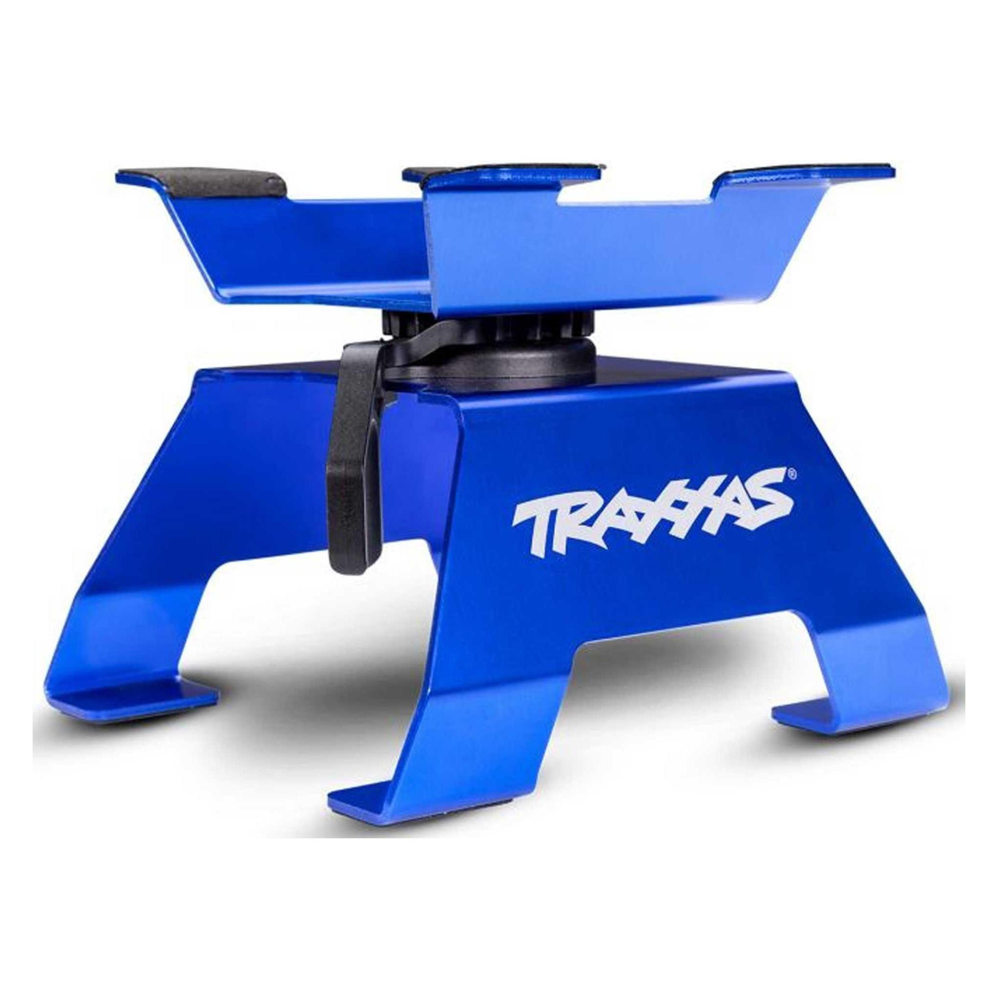 Traxxas AUTO-STAND ALUMINIUM 1/10-1/8 BLAU (TRX8796-BLUE)