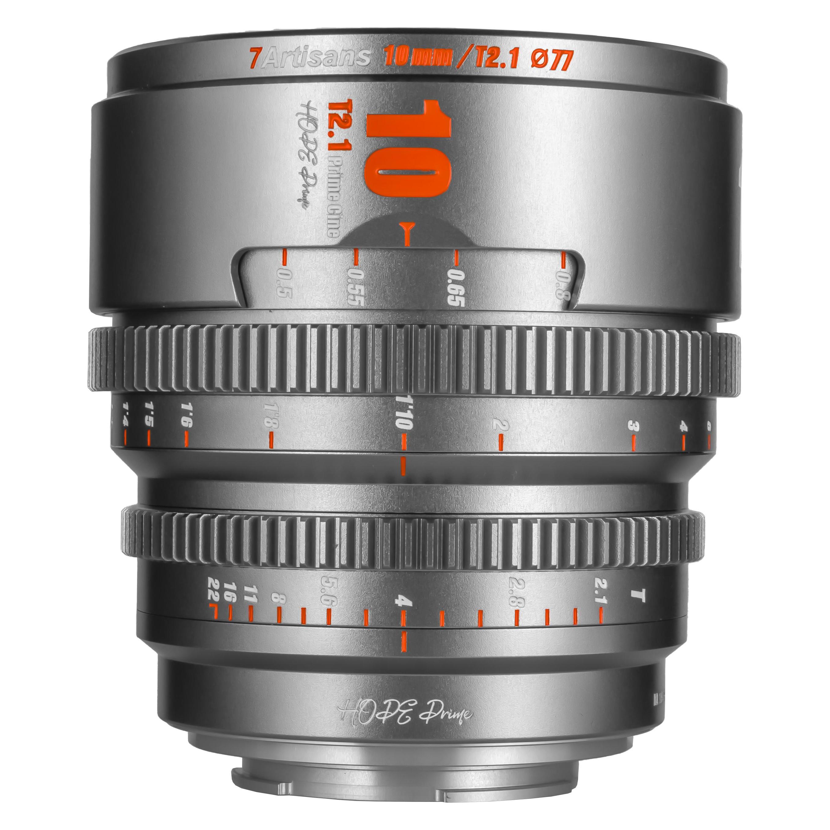7artisans Festbrennweite 10mm T/2.1 - Sony E-Mount (10T21TG-E)