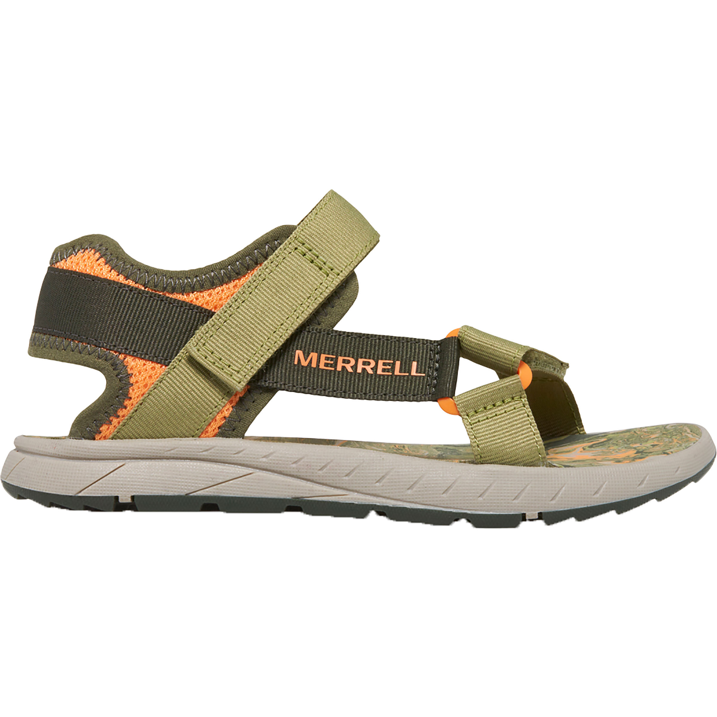 Merrell Kahuna Web 2.0 Sandale Kinder Sandalen oliv Größe 35 Lifestyle Atmungsaktiv