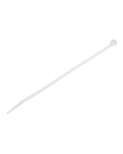 StarTech.com 8"20cm Cable Ties 2-1/8"55mm Dia 50lb22kg Tensile Strength Nylon Self Locking Zip UL Listed 100 Pack White Kabelbinder 20,32 cm weiß Packung mit (CBMZT8N)