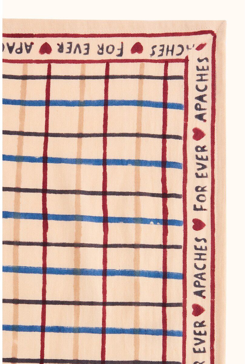 APACHES COLLECTIONS Grand foulard à carreaux, LATIKA