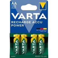 Recharge Accu Power AA 1350 mAh, Akku 4 Stück, AA