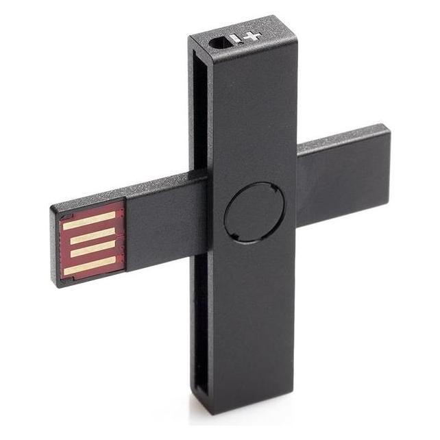 Pluss ID smart card reader black (USB 2.0) (4748001003724)