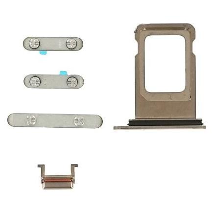 OEM Button Set für iPhone XS Max gold (Apple iPhone XS Max) (25446065)