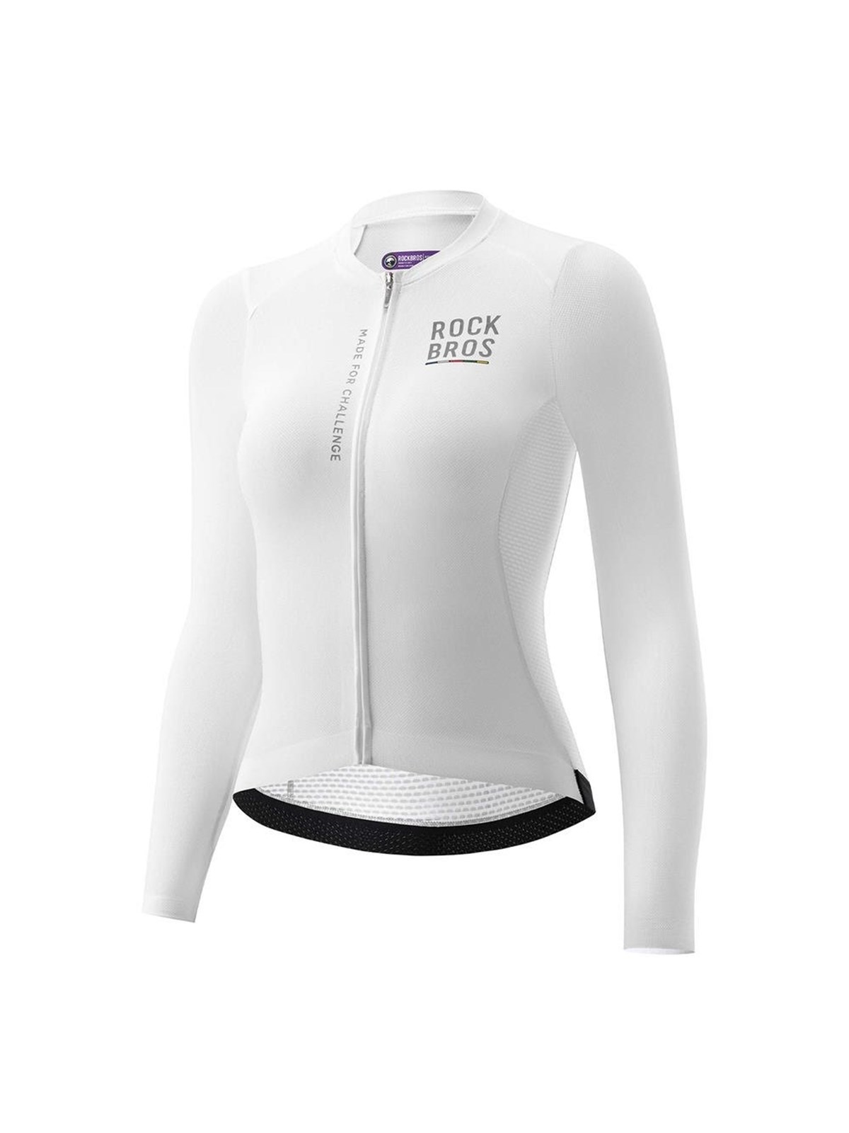 Rockbros 15110012003 ROAD TO SKY women's cycling jersey long sleeve S - white