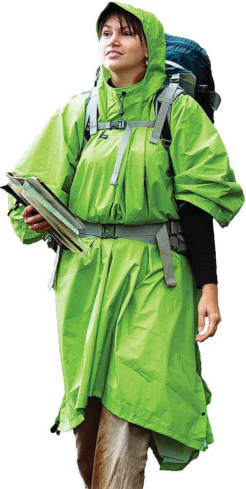 SEA TO SUMMIT Poncho Tarp 70D Nylon grün B