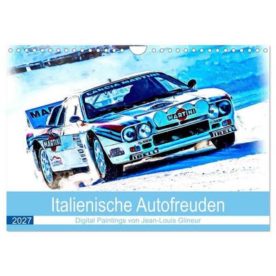 Italienische Autofreuden (Wandkalender 2027 DIN A4 quer), CALVENDO Monatskalender