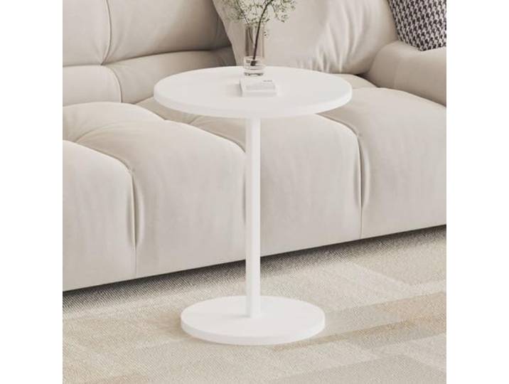 Moderner Nachttisch for kleine Räume, Couchtisch for Wohnzimmer(/White)