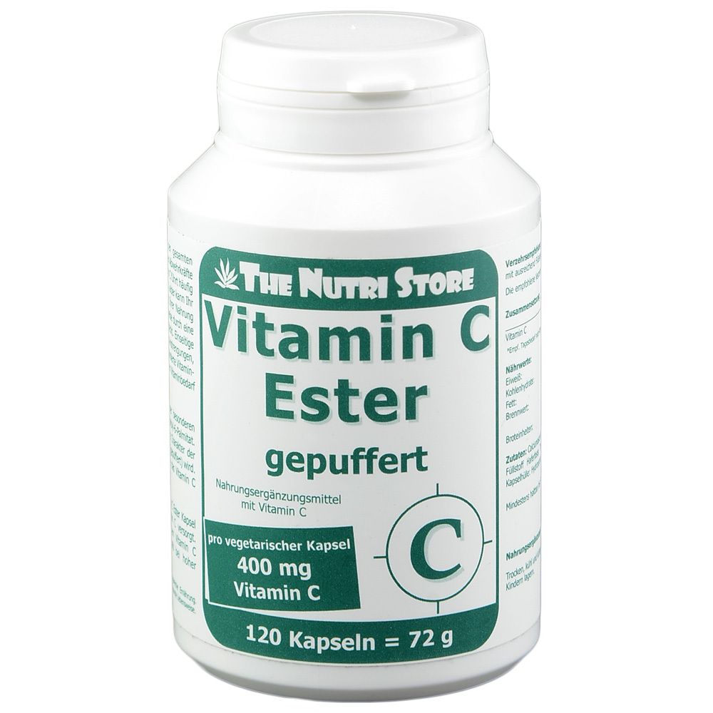 Vitamin C Ester 400 mg gepuffert vegetarische Kps. 120 St Kapseln
