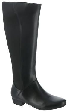 Trotters Misty - Womens 5.5 Black Boot Medium