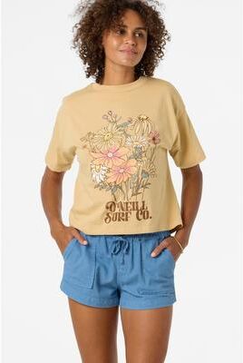 O'Neill s Bouquet Easy T-Shirt in Warm Sand, Size XS