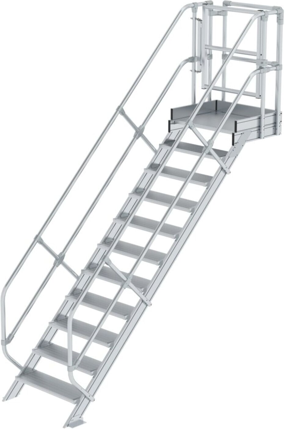 Munk Treppen-Modul Aluminium geriffelt 11 Stufen (632311)