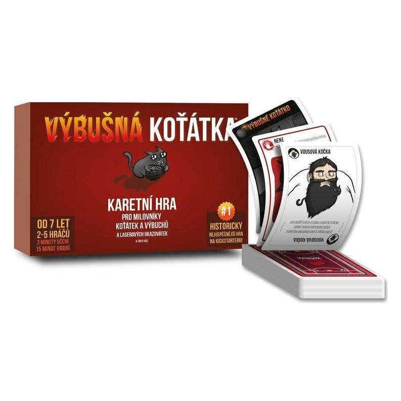 Asmodée BLACKFIRE Explodierende Kätzchen (9106382)