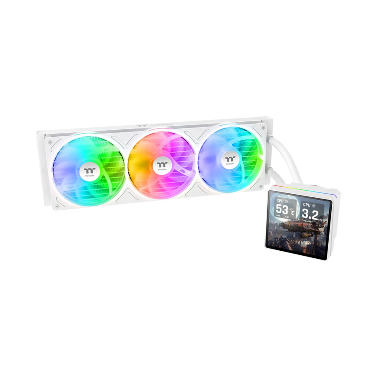 Thermaltake TH360 V3 Ultra ARGB Sync Snow Edtion weiß All-in-One