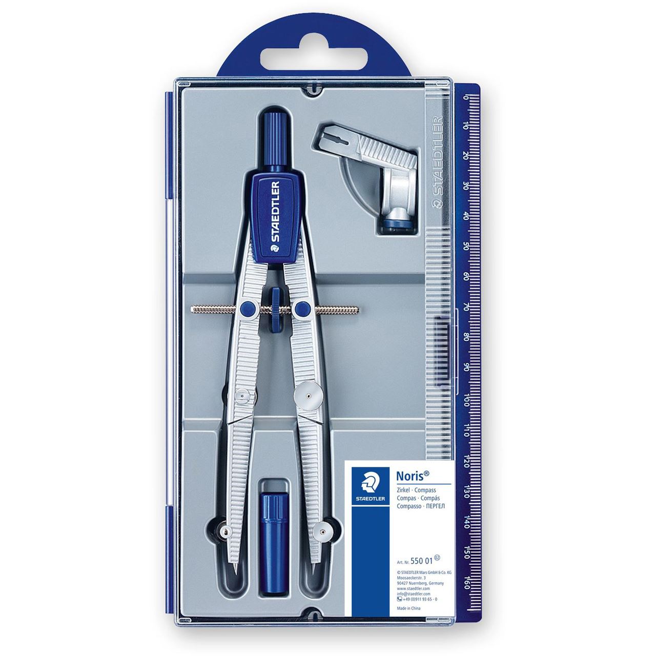 STAEDTLER Schulzirkel Noris Club 550 01, Länge: 156 mm