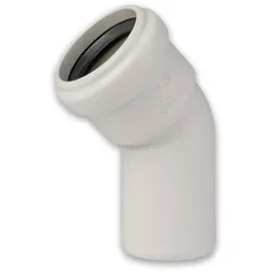 Schallgedämmtes Abwasserrohr Bogen, 45° Winkel (Ausführung: DN 78)