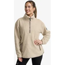 Bigfoot Half-zip Pile Fleece Damen Aluminium, Größe:L - Damen > Oberteile > Fleece & Midlayers - Beige