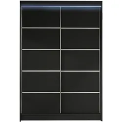 SCHWEBETÜRENSCHRANK Lino IV mit RGB LED Beleuchtung
