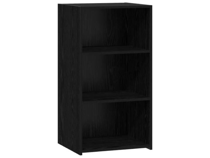 Makastle Sideboard Wohnzimmer 50 x 41 x 93 cm Schwarze Eiche Holzwerkstoff zur Aufbewahrung von Büchern und Dekoration