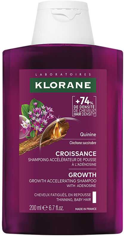 Klorane Crecimiento champú acelerador del crecimiento 200 ml