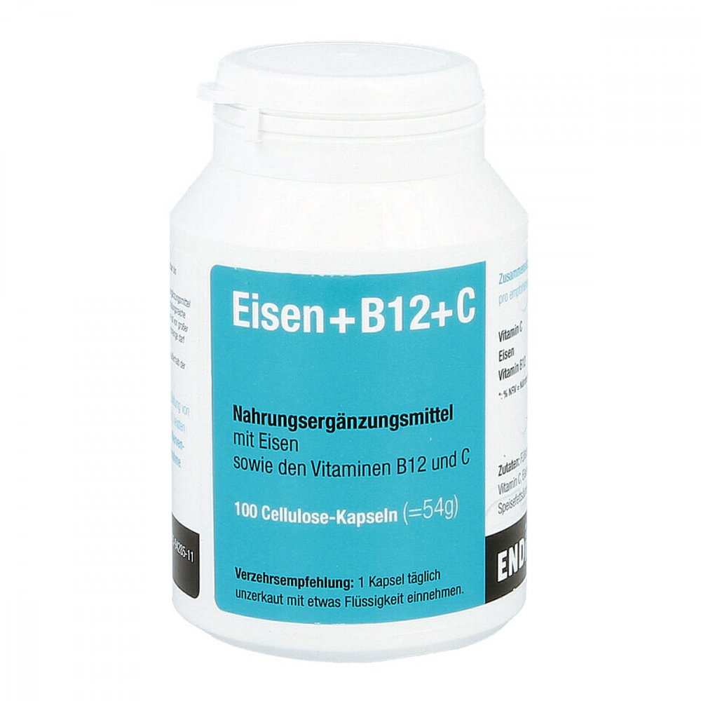 ENDIMA Vertriebsgesellschaft mbH Eisen+B12+C Kapseln 04936046