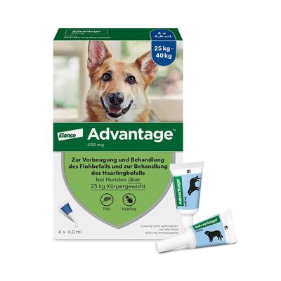 Advantage 400 Lösung Pipetten f.Hunde ab 25 kg 1x4 St