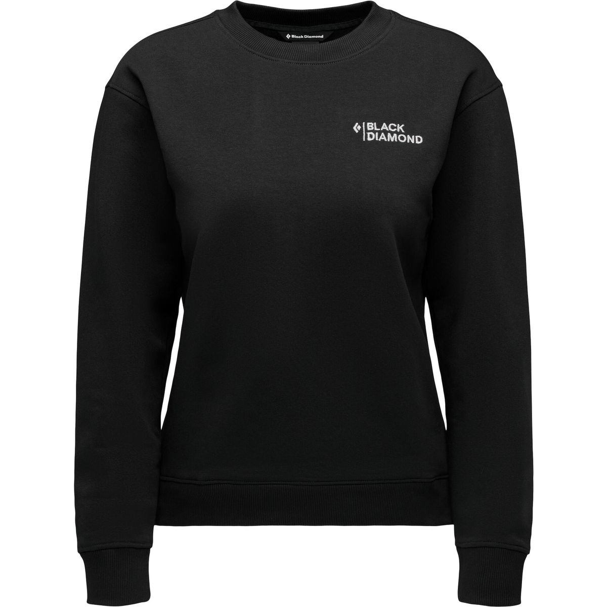 Black Diamond W Mini Stacked Crewneck black (0002) XLG AP7301940002XLG1