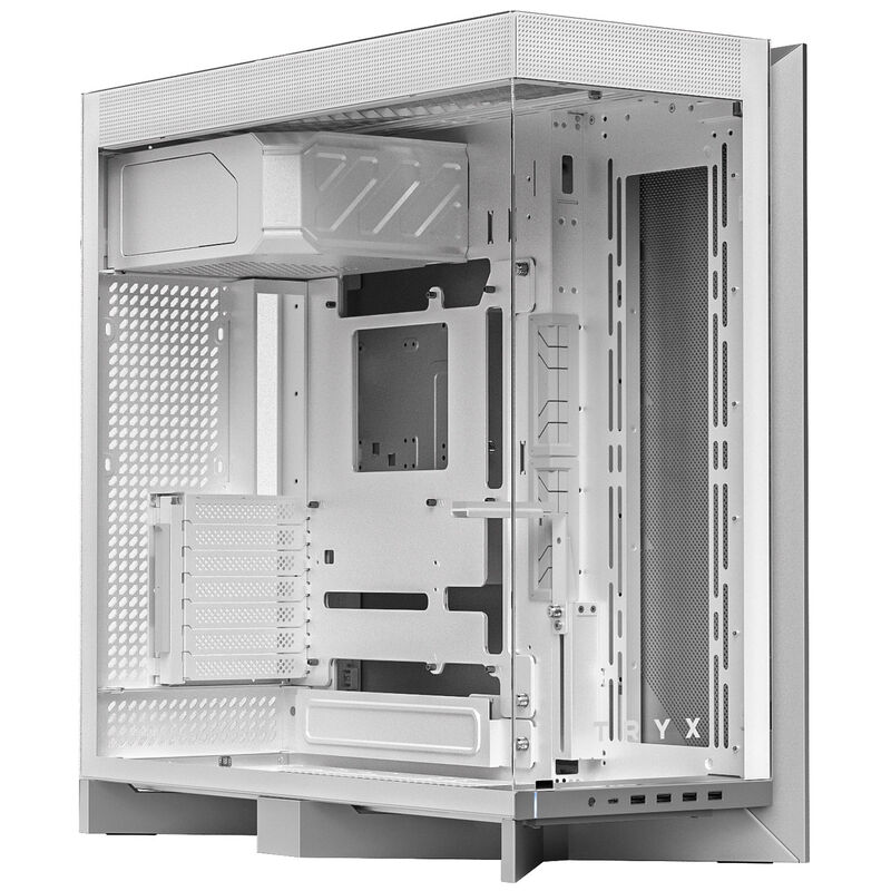 TRYX LUCA L70 PC-Gehäuse, Midi-Tower, E-ATX, Tempered Glass - weiß