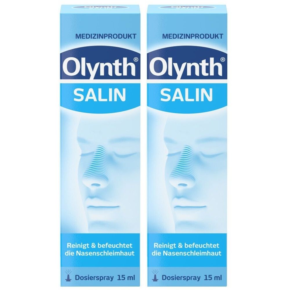 Olynth salin Nasendosierspray ohne Konservierungs. 2x 2x15 ml