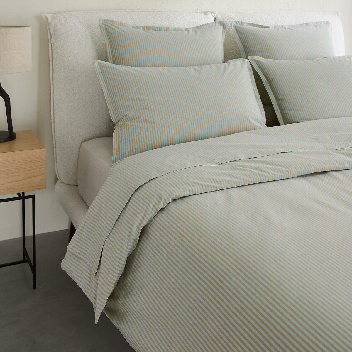 AM.PM Housse de couette en percale lavée 120 fils, VALLI