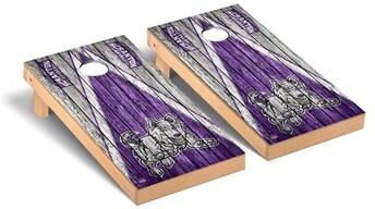 Skip's Garage Scranton Royals Weathered Cornhole Board Set