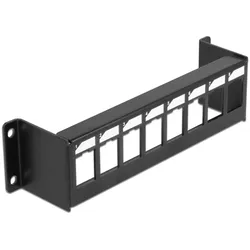 Delock Keystone Halterung 8 Port Panel Aufbau