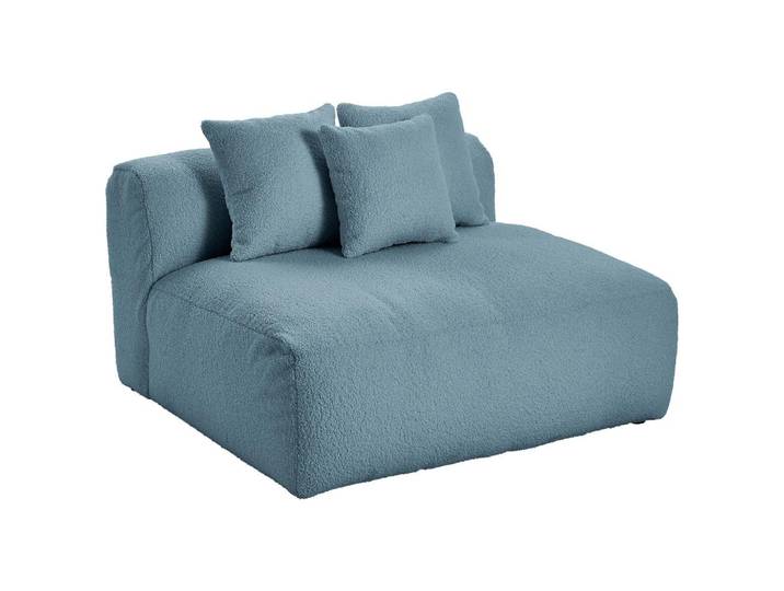 Modul Sofa Bloom 2er-Sofa B: 120 cm Blau