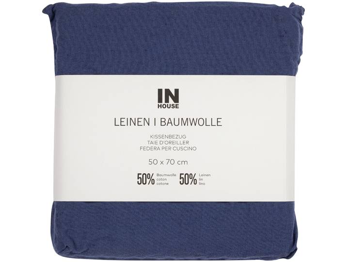 Inhouse Kissen Leinen Fifty-Fifty jeans 50x70