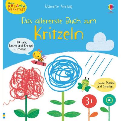 Kleine Kreativ-Werkstatt - Das allererste Buch zum Kritzeln, Taschenbuch von Mary Cartwright,Josephine Thompson, Usborne, 978-1-78941-261-1