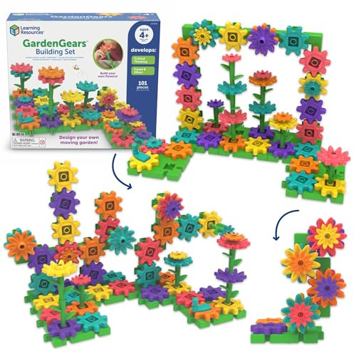 Learning Resources GardenGears Bouwset techniek en oorzaak-gevolg met 101 onderdelen