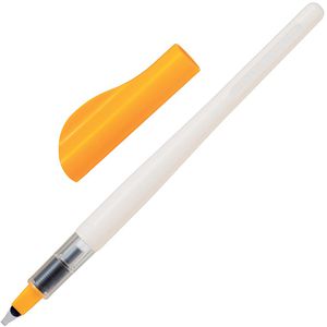 Pilot Kalligraphie-Stift Parallel Pen 2.4, weiß/orange, Füller, Spitzenreiniger und Reinigungskonverter