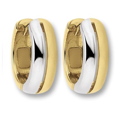 Paar Creolen ONE ELEMENT "Ohrringe Creolen aus 333 Gelbgold", gold, Ohrringe, Damen, Gelbgold 333, Gold, Harmonisch gestaltet – ruhiges Design mit feinem Ausdruck