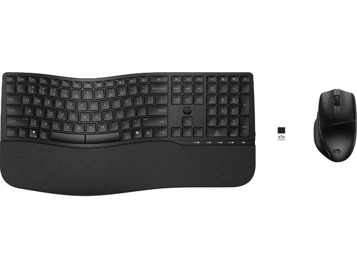HP 680 Comfort Dual-Mode Keyboard and Mouse Combo-QWERTY- ISO layout